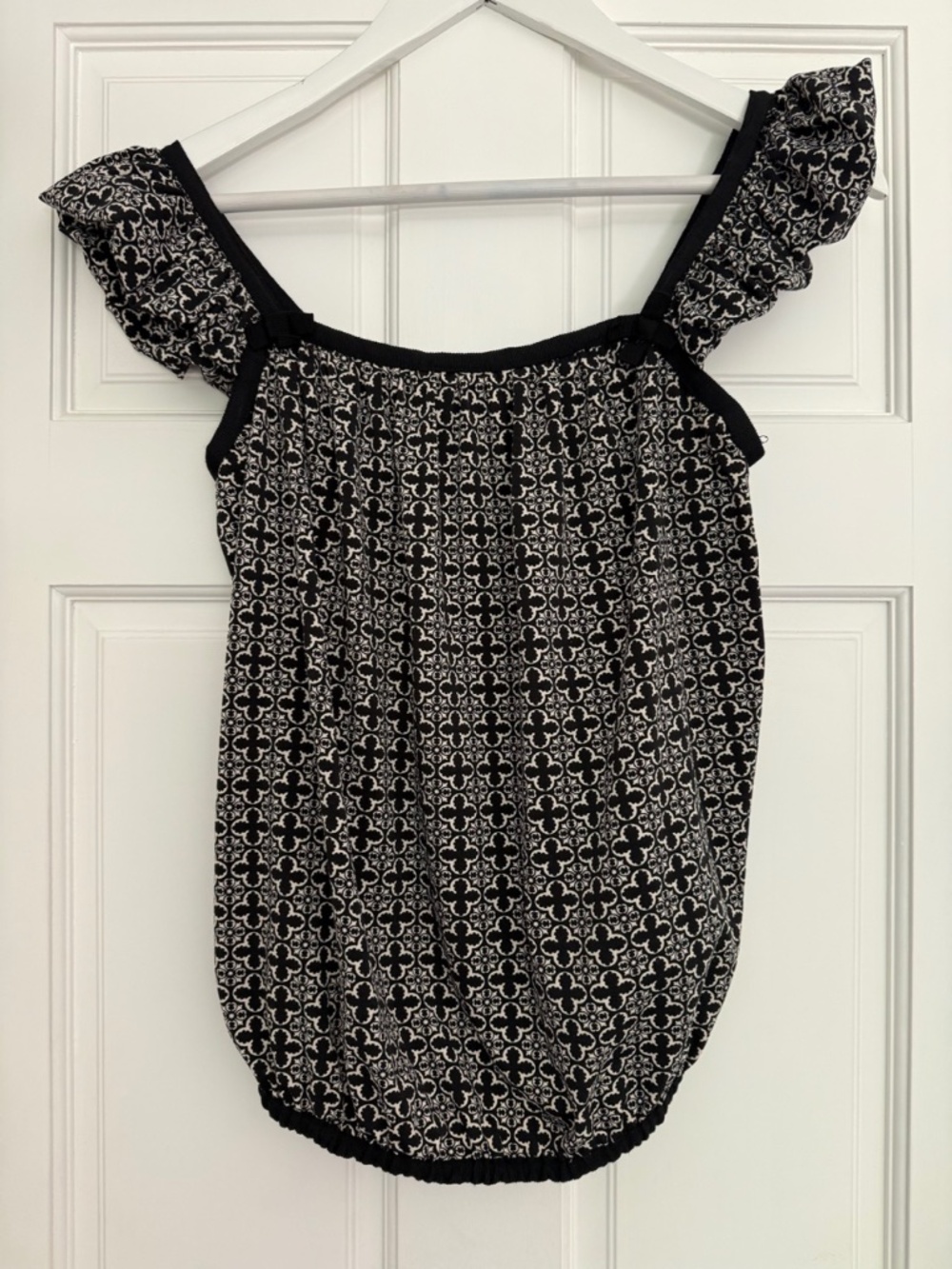 Max Studio Sleeveless Bubble Hem Blouse